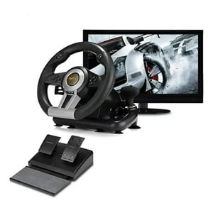 Movi - Volante Simulador Con Pedales Para Pc, Ps3, Ps4, X-Series Xls, Switch