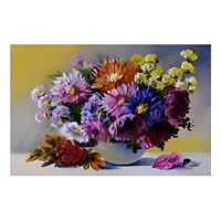 Genérico - Cuadro Decorativo Arreglo Floral Equilibrio Hogar Jhn