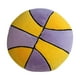 thumbnail image 1 of Adorno De Peluche De Baloncesto, Decoración De Habitación Para Estudio, Sala De Estar, Sofá, Amarillo Y Violeta, 1 of 5