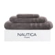 thumbnail image 1 of Set 3 Toallas Nautica SIGNATURE Cara+mano+cuerpo 100% algodón alta calidad gris oscuro, 1 of 7