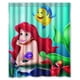 thumbnail image 1 of Cortina de ducha de La Sirenita, juego de cortina de baño con ganchos, tamaño 60 x 72 pulgadas, 1 of 3