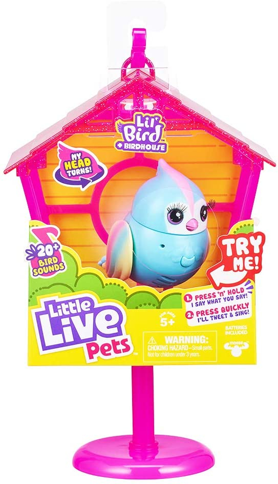 Little Live Pets Lil' Bird Y Bird House - Rainbow Tweets - I