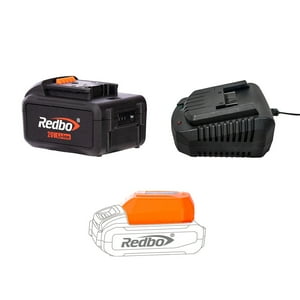 Redbo - Pack Bateria 3,0 Ah + Cargador De Base Bc 21,5 - 2,4A + Adaptador De Carga Usb Para Batería