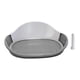 thumbnail image 5 of Inodoro Para Perros Con Columna Urinaria Bandeja De Arena Para Perros Rejillas De Malla Orinal Entrenador Gris, 5 of 5