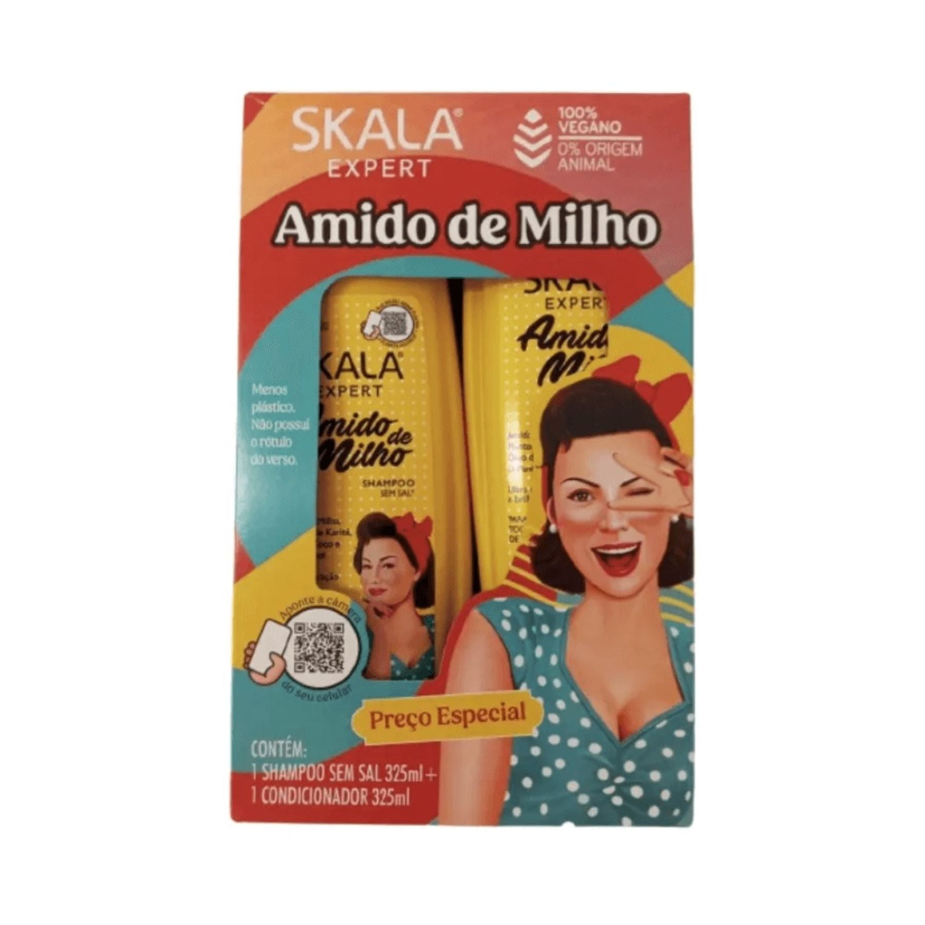 Skala - Kit Shampoo Y Acond Amido De Milho