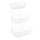 thumbnail image 5 of Cesta De Frutas De Metal De 3 Niveles Soporte Para Fiestas Bandeja Para Servir Soporte Para Servir Que Ahorra Espacio Blanco, 5 of 5