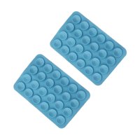 Magideal - 2X Funda De Silicona Con Ventosa Para Teléfono, Soporte De Adhesión Con Ventosa, Accesorios Para Teléfono Doméstico, Soportes Para Teléfono Para Vídeo Azul Claro