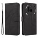 thumbnail image 1 of Funda tipo cartera con tapa para Nothing Phone 3A Pro con tarjetero, soporte y cubierta magnética Negro, 1 of 5