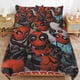 thumbnail image 2 of Comics - Deadpool - Faces 3 Piece Sets Full/Queen Size - Reversible Microfiber Quilts with 2 Shams Soft Lightweight Bedspread Coverlet Comforter for All Season Bed Sheets, 2 of 5
