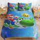 thumbnail image 1 of Super Mario Bed Duvet Cover Microfiber Bedding Sets 3D Printed Lightweight 3 Piece Comforter Sets for Kids Boys Girls, 1 of 5