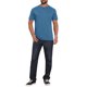 thumbnail image 2 of INSPIRE CHIC Camisetas Casuales de Estilo Retro de Color Sólido de Manga Corta y Cuello Redondo para Hombre S Azul, 2 of 6