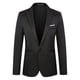 thumbnail image 1 of Traje formal de negocios estilo coreano para hombre, traje pequeño, chaqueta ajustada, traje informal pequeño, negro, talla M, 1 of 5