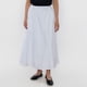 thumbnail image 2 of Falda Mujer Larga Pretina Elasticada Blanco Corona, 2 of 5