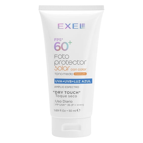 Protector Solar Facial EXEL SPF 60 50 ml de amplio espectro