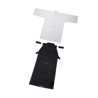 Magideal - Conjunto De Kendo Hakama, Traje De Kendo Japonés, Traje De Aikido Samurai, Ropa De Entrenamiento, Traje De Artes Marciales Hecho De Poliéster Para Adu 170 Cm