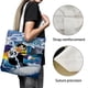 thumbnail image 3 of Static Shock Bolso de tela con estampado de lienzo para mujer, bolsa de compras reutilizable y estética, con cremallera interior, regalo para mujer,40*40cm., 3 of 6