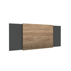 Fmfurniture - Respaldo Expandible 140/200 Cm Café Y Gris