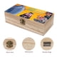 thumbnail image 3 of Hitpig Caja Organizadora de Madera Rústica - Caja Decorativa Multifuncional para Escritorio, Hogar, Oficina, Joyas y Manualidades, 3 of 6