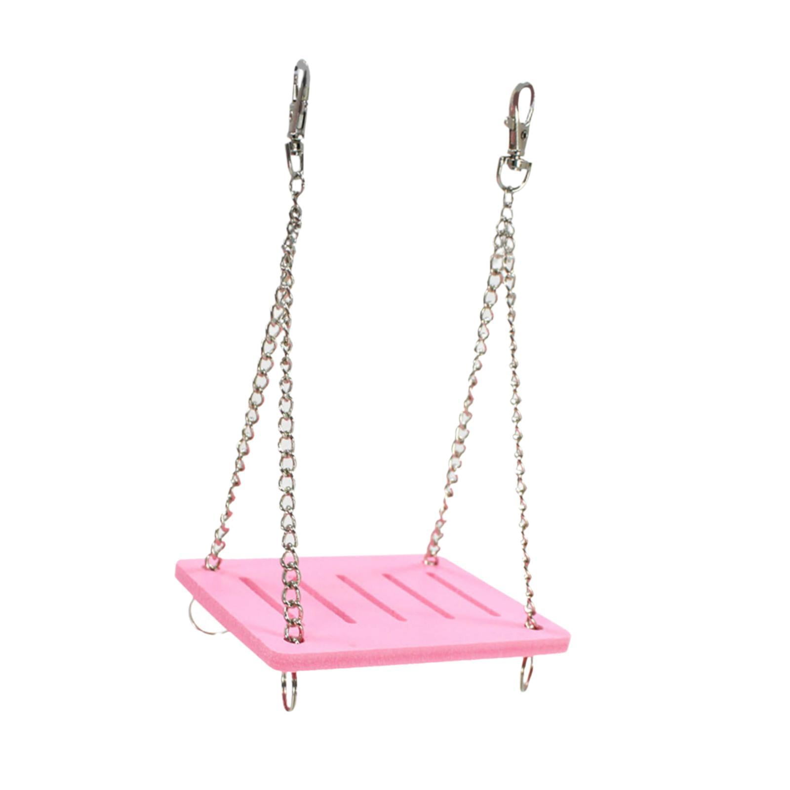 Jaula De Juguete Colgante Para Hámster, Decoración Para Guacamayos, Periquitos, Color Rosa