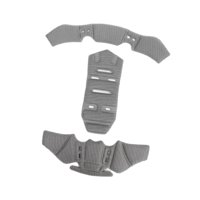 Magideal - Cojines De Almohadilla De Casco Soft Inserto Suave Repreño De Almohadillas De Casco De Casco Reemplación Del Vivo Del Vivo Para La Regaja Para Biques Gris