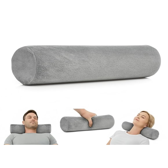 Almohada Rulo para Cuello AllSett Health de Espuma Viscoelástica 43x10 cm