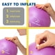 thumbnail image 5 of Pelota de ejercicio ProBody Pilates de 23 cm, azul, para estabilidad y terapia, 5 of 8