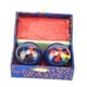 thumbnail image 2 of 2 Bolas de Masaje, Bolas de Baoding con Caja de Almacenamiento, Bolas de Salud Chinas Compactas Portátiles, Balonmano de Ejercicio Chino para Padres, Dragón Fénix Azul, 2 of 5