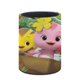 thumbnail image 3 of Katuri-theme Cylinder Pen Holder Pencil Organizer with Flannel Lining PVC Leather Material Cardboard Base for study work 10*8CM, 3 of 6