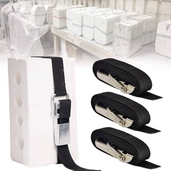 Correas de amarre para moldes de yeso EDWERD de alta resistencia, 3 piezas (2.5 m)