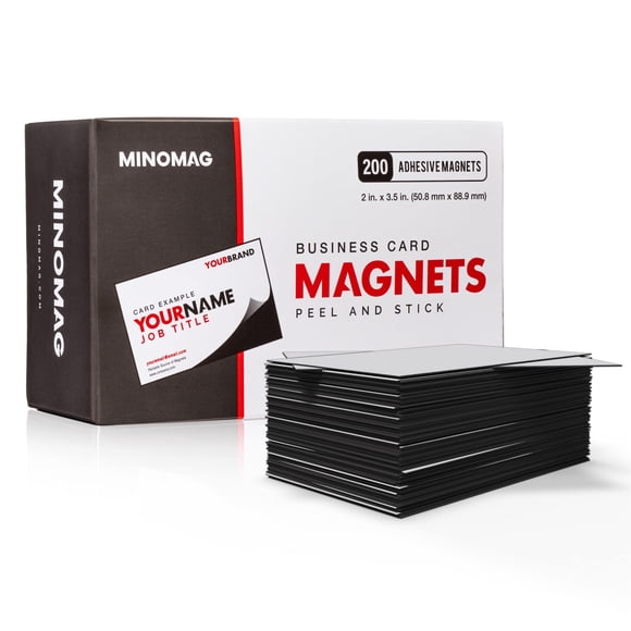 Imán decorativo MINOMAG 8,9 cm × 5 cm (paquete de 200)
