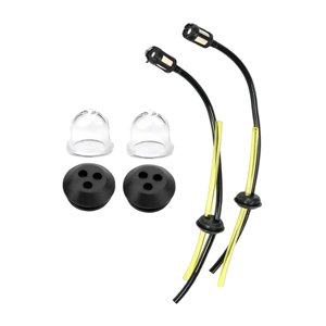 Ioensy - 6 Mangueras De Combustible De 22 Cm Con 2 Cebadores Para Accesorios De Cortacésped