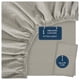 thumbnail image 1 of Sábana bajera LANE LINEN Twin XL, 100% algodón orgánico, color blanco, 1 of 9