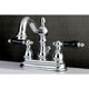 thumbnail image 3 of Grifo para baño Kingston Brass KS1601PKL de 4 pulgadas, instalación central, 3 of 5