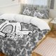 thumbnail image 1 of Dark Grey Camo Gorilla Tag Comforter Set Soft 3 Pcs Twin Bedding Sets Thicken for All Season, 1 of 5