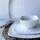 thumbnail image 3 of Set de 6 Bowls Melamina Cuadrado Blanca 12.5x12.5 Cm Línea Carre, 3 of 9