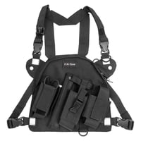 Magideal - Talkies Radio Arnés De Pecho Mochila, Práctico, Funda Radio Soporte De Hombro Bolsillo Radio Arnés De Pecho Para Viajes De Senderismo, Hombres, Estilo A