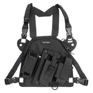 Magideal - Talkies Radio Arnés De Pecho Mochila, Práctico, Funda Radio Soporte De Hombro Bolsillo Radio Arnés De Pecho Para Viajes De Senderismo, Hombres, Estilo A