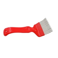 Magideal - Equipo De Apicultura Robusto Horquilla De Apertura Portátil Profesional 21 Pines Apicultura Rojo