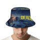 thumbnail image 4 of Lago Muerto Sombrero bucket para adultos, gorra de protección solar, sombrero de pescador plegable para viajes al aire libre, pesca y actividades de verano, 4 of 6