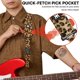 thumbnail image 4 of Correa para guitarra Amumu SNAPLOCK Pro de 38 a 57 pulgadas, diseño flocado en forma de leopardo, 4 of 8