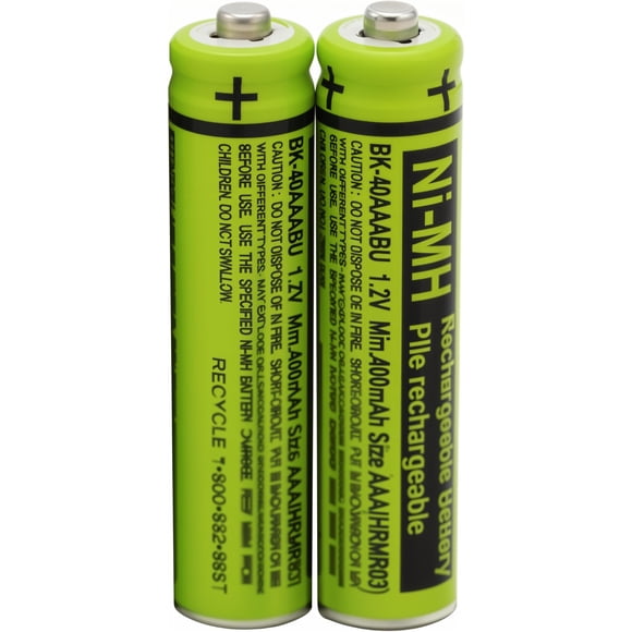 Paquetes de baterías Cerepros BK-40AAABU 1.2V 400mAh para Panasonic