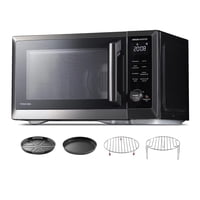 Toshiba - Freidora De Aire Para Horno De Microondas, Inversor, Convección, Asa, Combinación Rápida, Descongelación Uniforme, Sensor De Humedad, Función De Silencio, 27 Menú Automático Y 47 Recetas