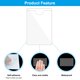 thumbnail image 4 of Uxcell 20 piezas de bolsillos adhesivos para tarjetas índice, soporte de etiquetas de plástico, fundas adhesivas, claro 3.5" x 5", 4 of 6