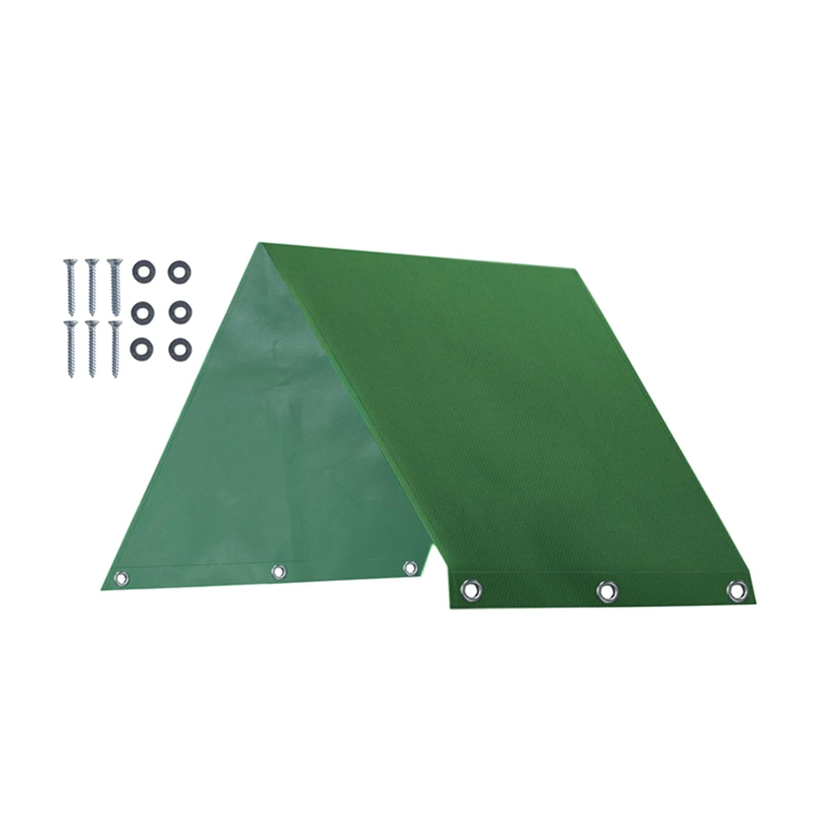 Ioensy - Juego De Columpios Lona De Repuesto Patios De Recreo Al Aire Libre Pantallas De Sombra Techo De Patio Verde