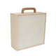 thumbnail image 1 of Caja De Madera Con Asa Con Tapa Deslizante Sin Pintar Caja De Baratija Portátil Vacía Tapa De Madera Grande, 1 of 5