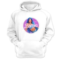 Genérico - Polerón Canguro Dua Lipa Muñeca Modelo Blanco Talla L Unisex