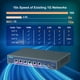thumbnail image 4 of Conmutador Ethernet Yuanley de 8 puertos 10G, 6 RJ45, 2 SFP+ de 10 GbE, 4 of 7