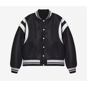 Kibou - Chaqueta Universitaria Ecocuero Para Niños