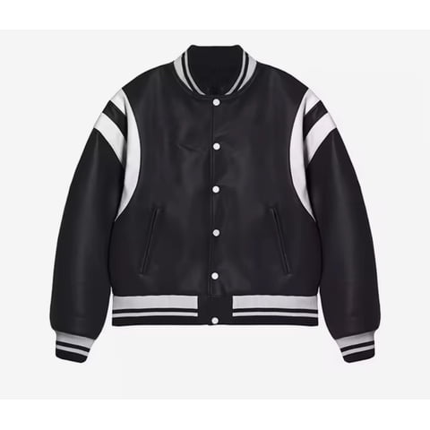 Kibou - Chaqueta Universitaria Ecocuero Para Niños