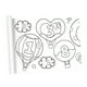 thumbnail image 5 of Pósteres Para Colorear, Regalo De Cumpleaños, Rollo De Papel De Arte DIY, Adhesivo Para El Hogar, Dibujo, Número, Letra, 5 of 5